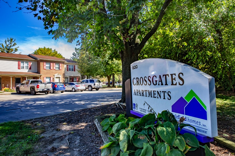 Crossgates Apartments Signage