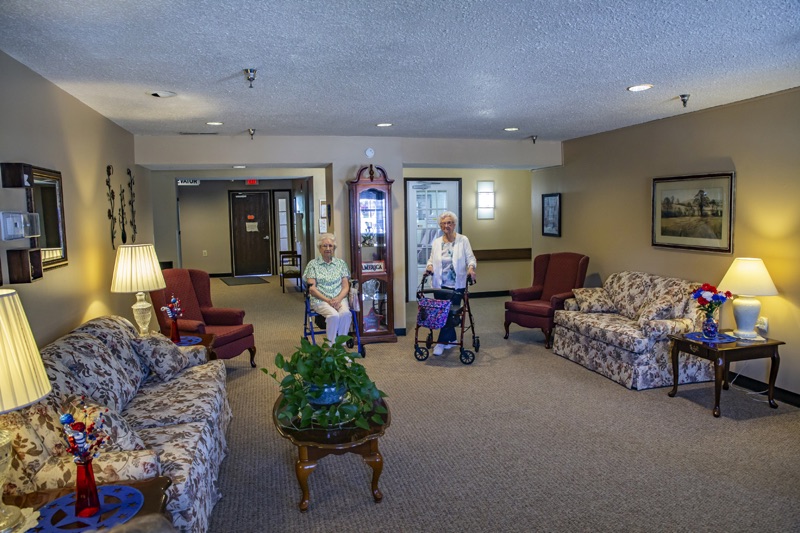 Sunset Square Residents in lounge