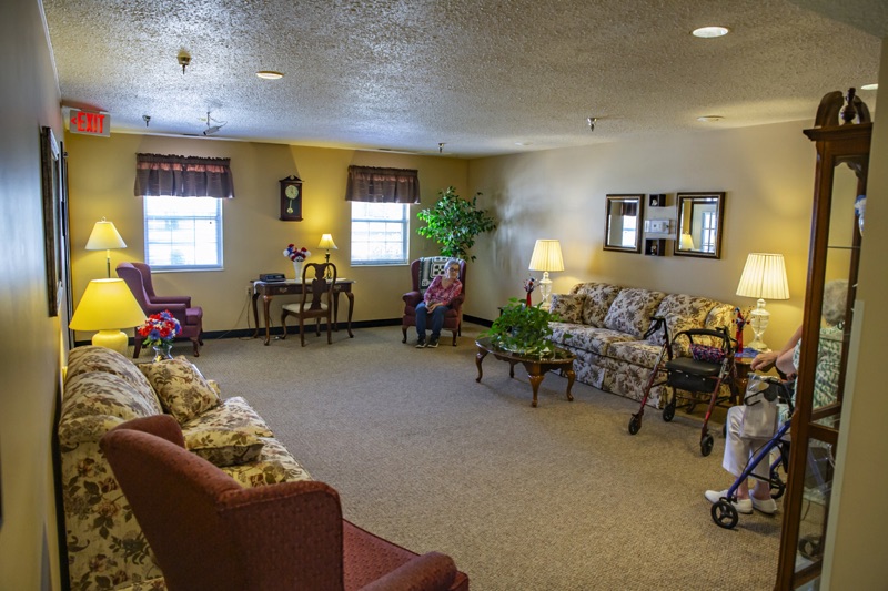 Sunset Square Residents in lounge
