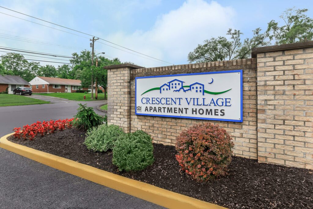 Crescent Village Apartments Signage