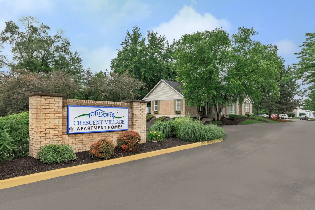 Crescent Village Apartments Signage