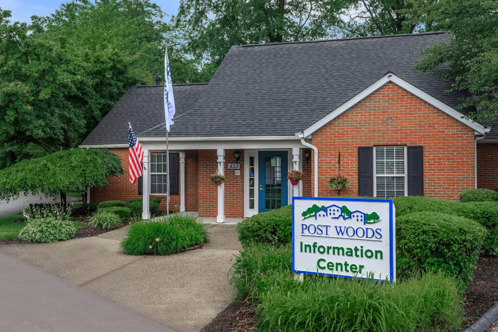 Post Woods Apartments Signage